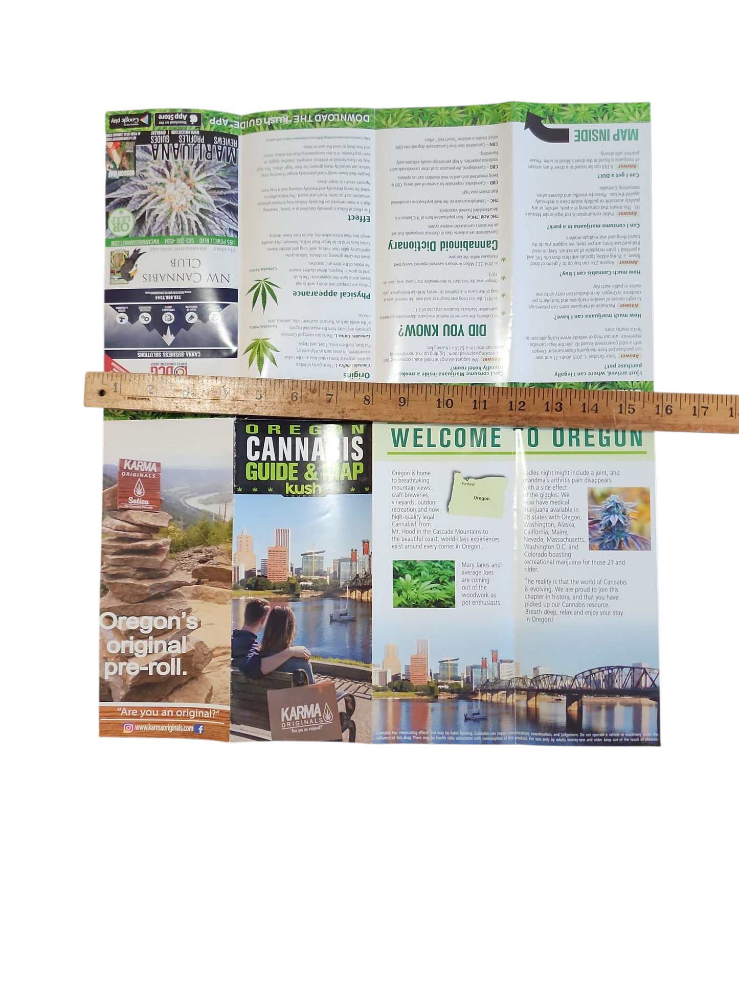 2015 Oregon Cannabis Guide & Map Brochure
