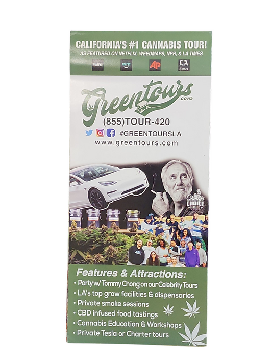 2021 California Cannabis Guide & Map Brochure Advertising by Kush Tourism