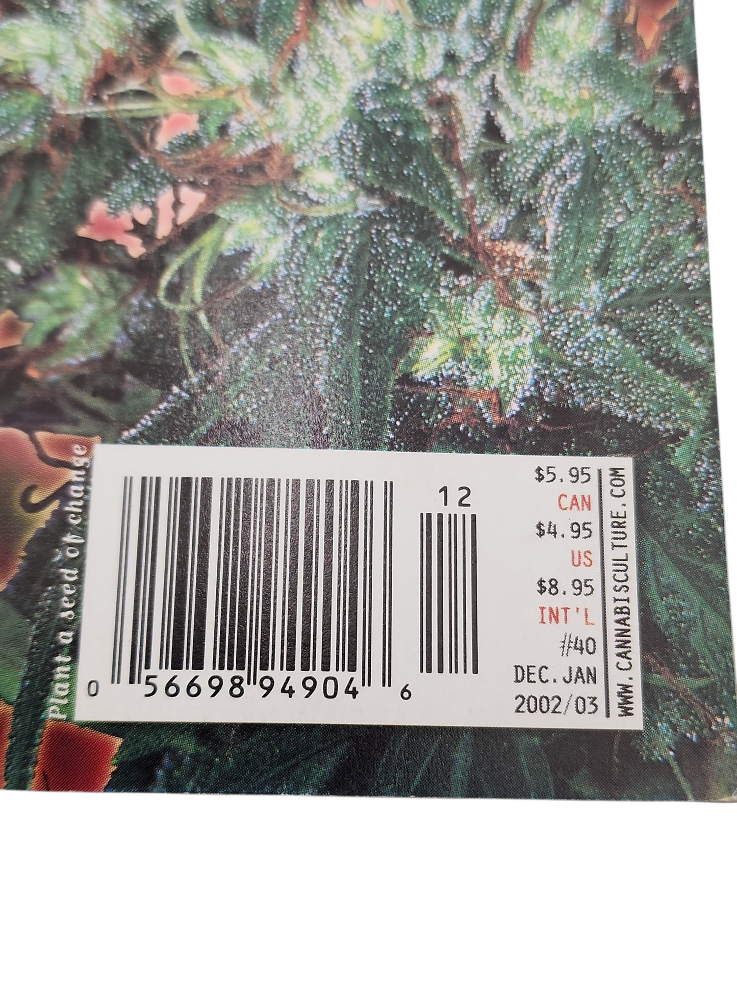 Cannabis Culture Magazine Dec/Jan 2002/2003
