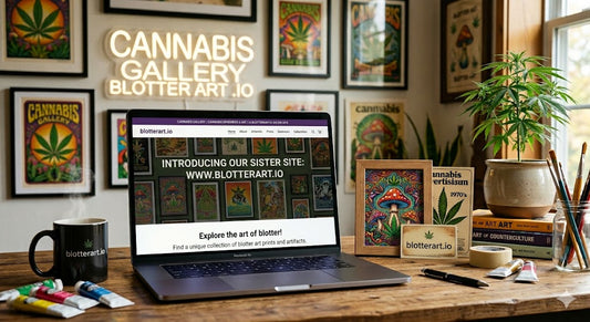 Introducing Our Sister Site: BlotterArt.io and Cannabis.Gallery Are Now Connected