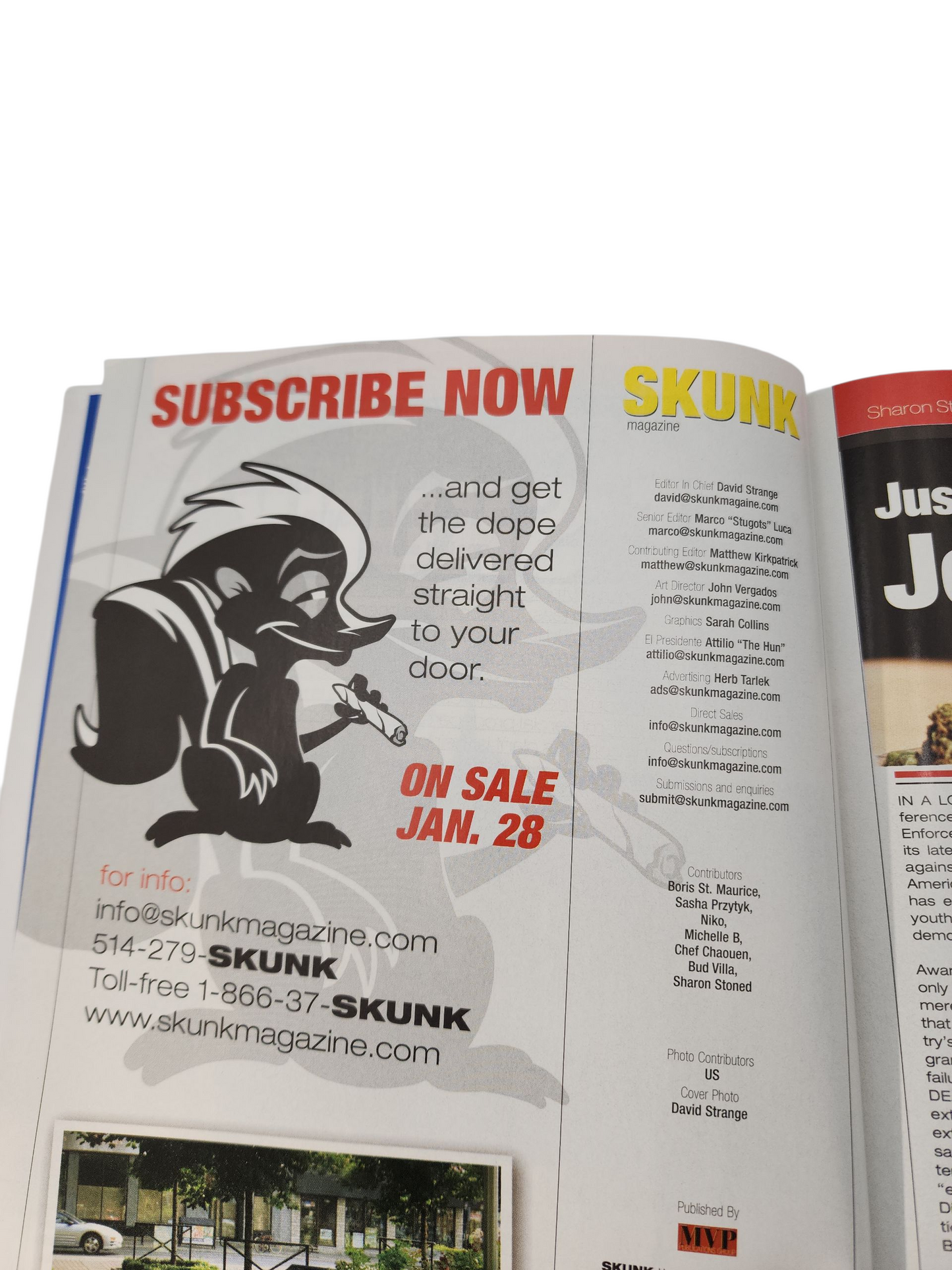 Skunk Magazine Pre-Release Issue #1 (2005, Canada) – Rare Cannabis  Ephemera