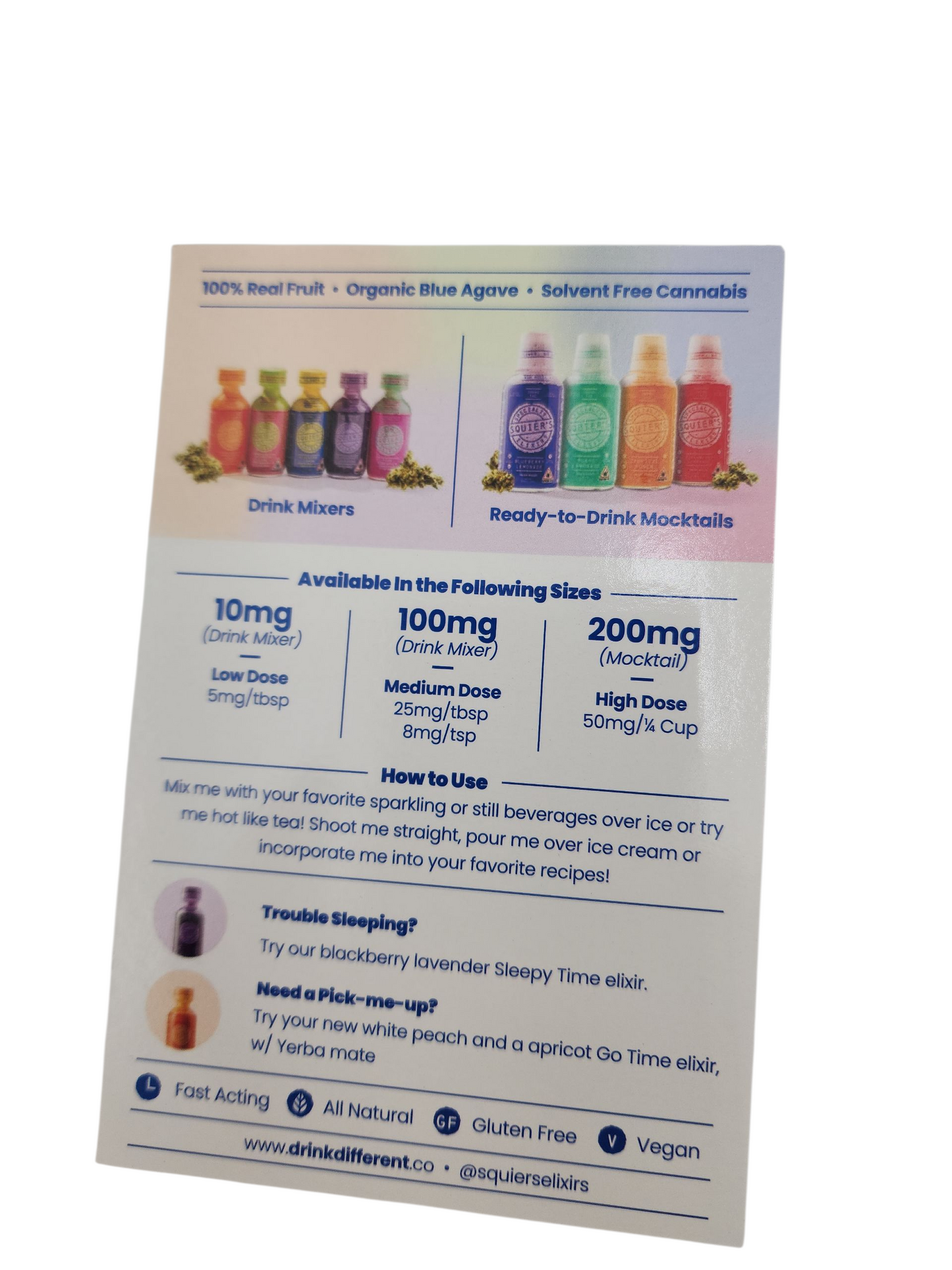 Squier's Cannabis Drink Mixers Advertising Maine 2025