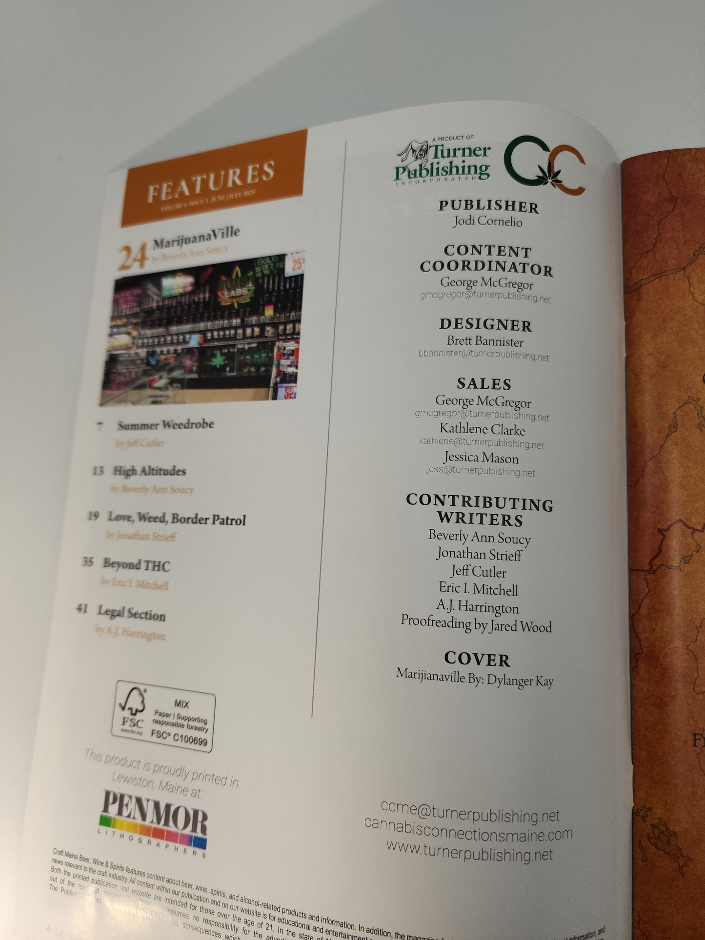 Cannabis Connections Magazine – June/July 2025 Issue (Maine Cannabis Ephemera)