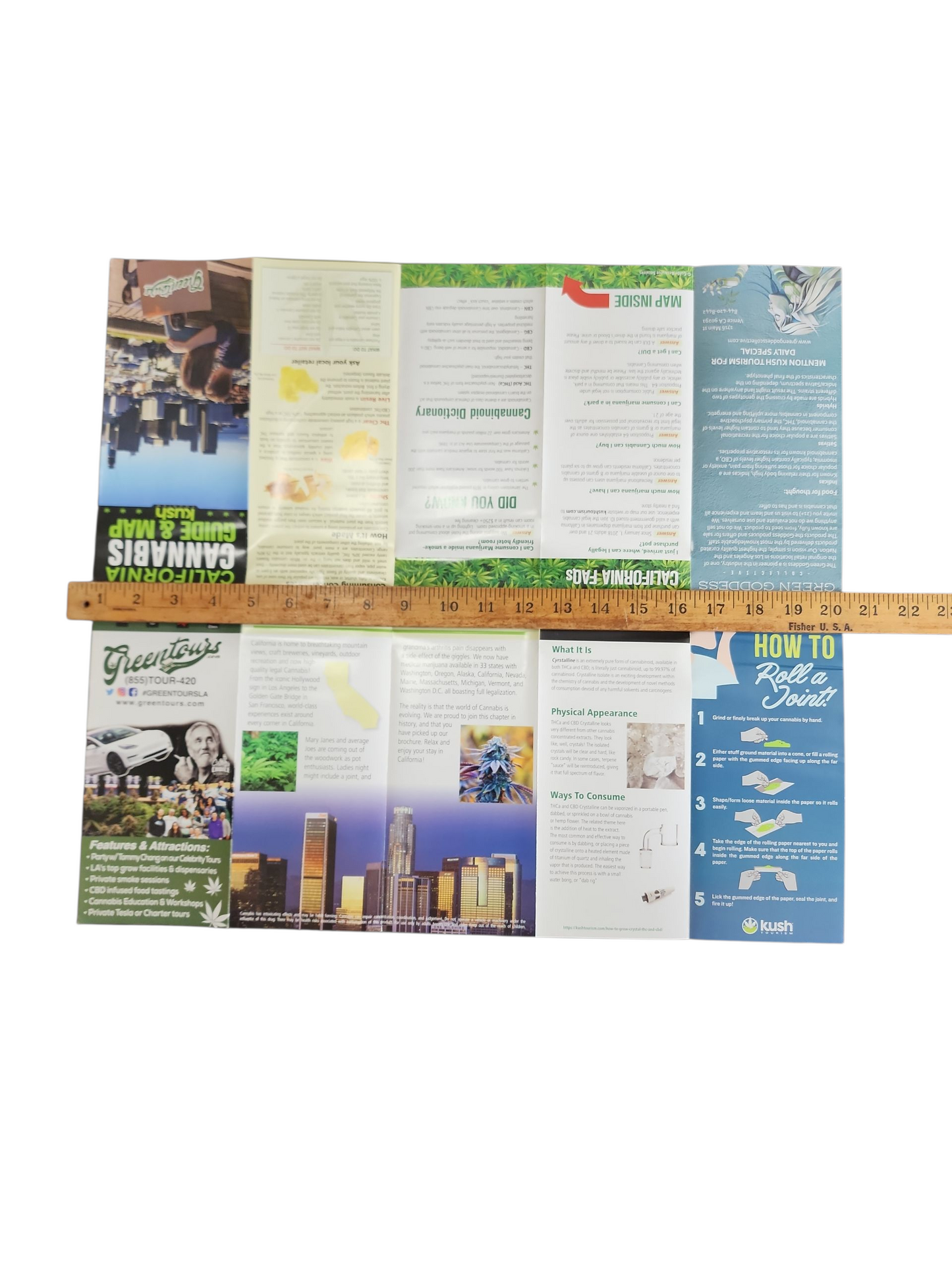 2021 California Cannabis Guide & Map Brochure Advertising by Kush Tourism