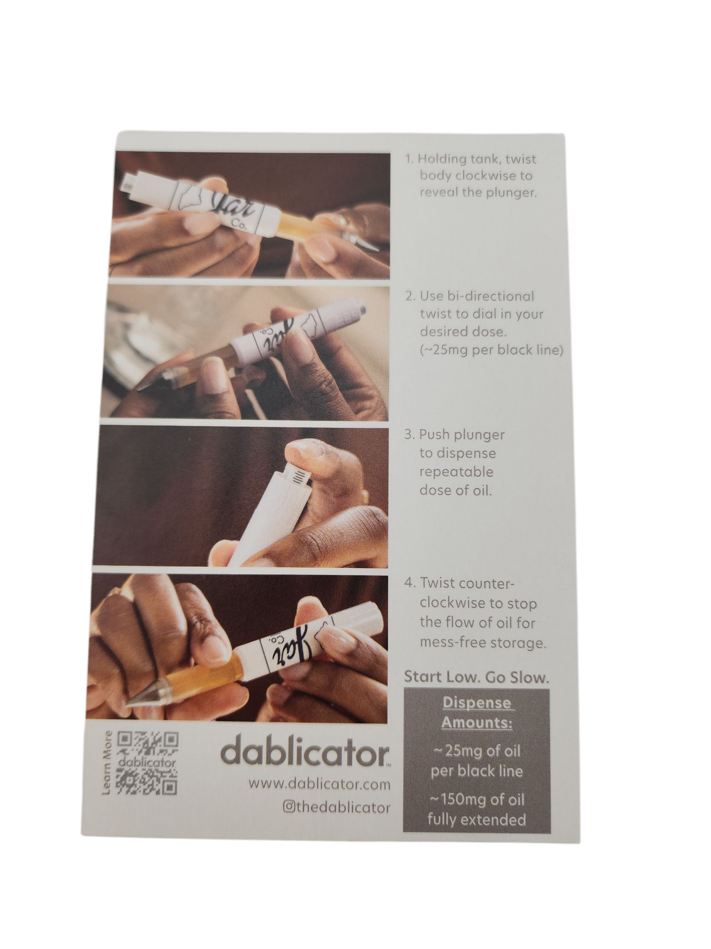 Jar Co Dablicator Dab Tool Cannabis Flyer Maine 2025