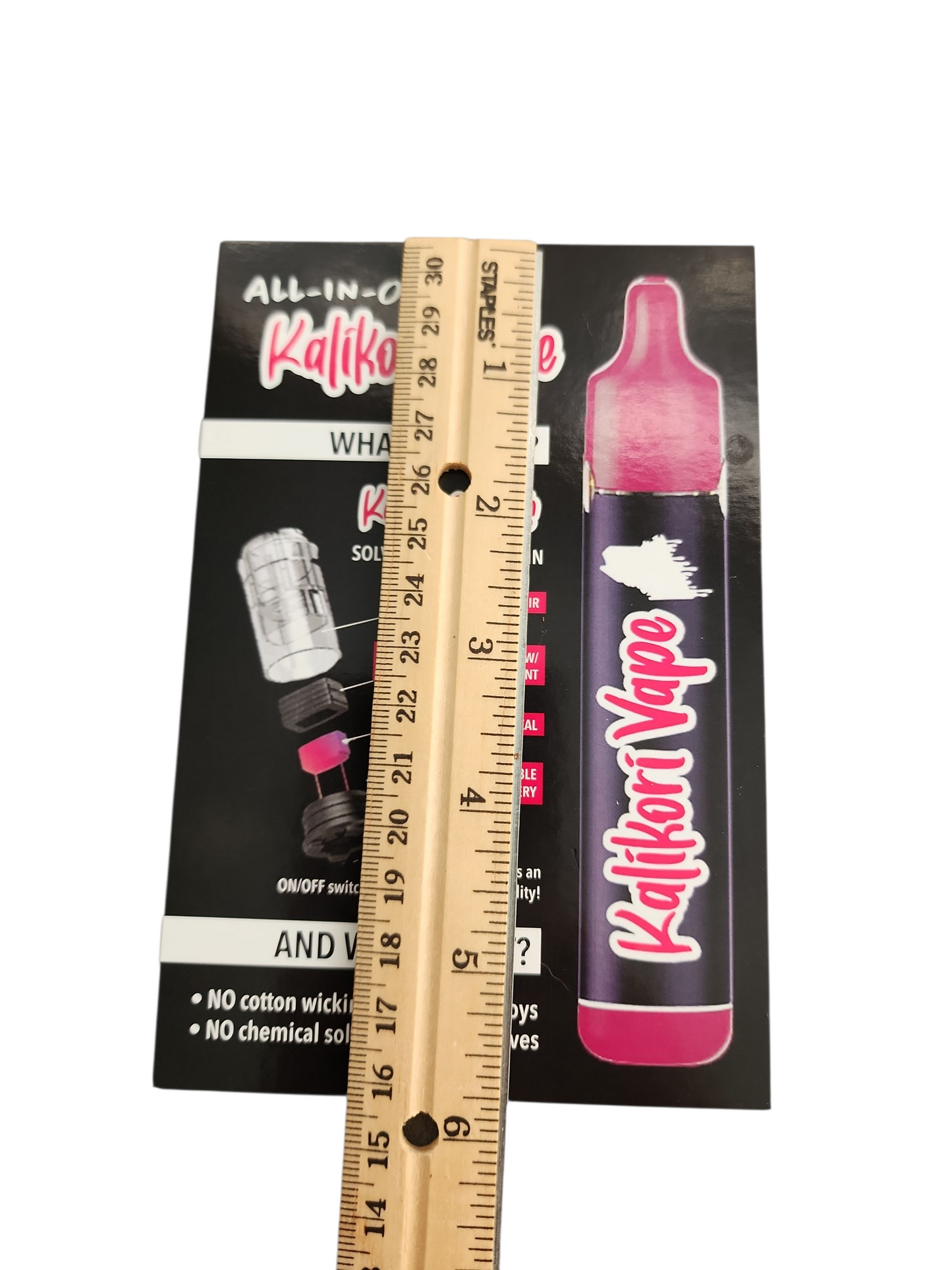 Maine 2025 Kalikori "Live Rosin" disposable Vape Cannabis Advertising Postcard