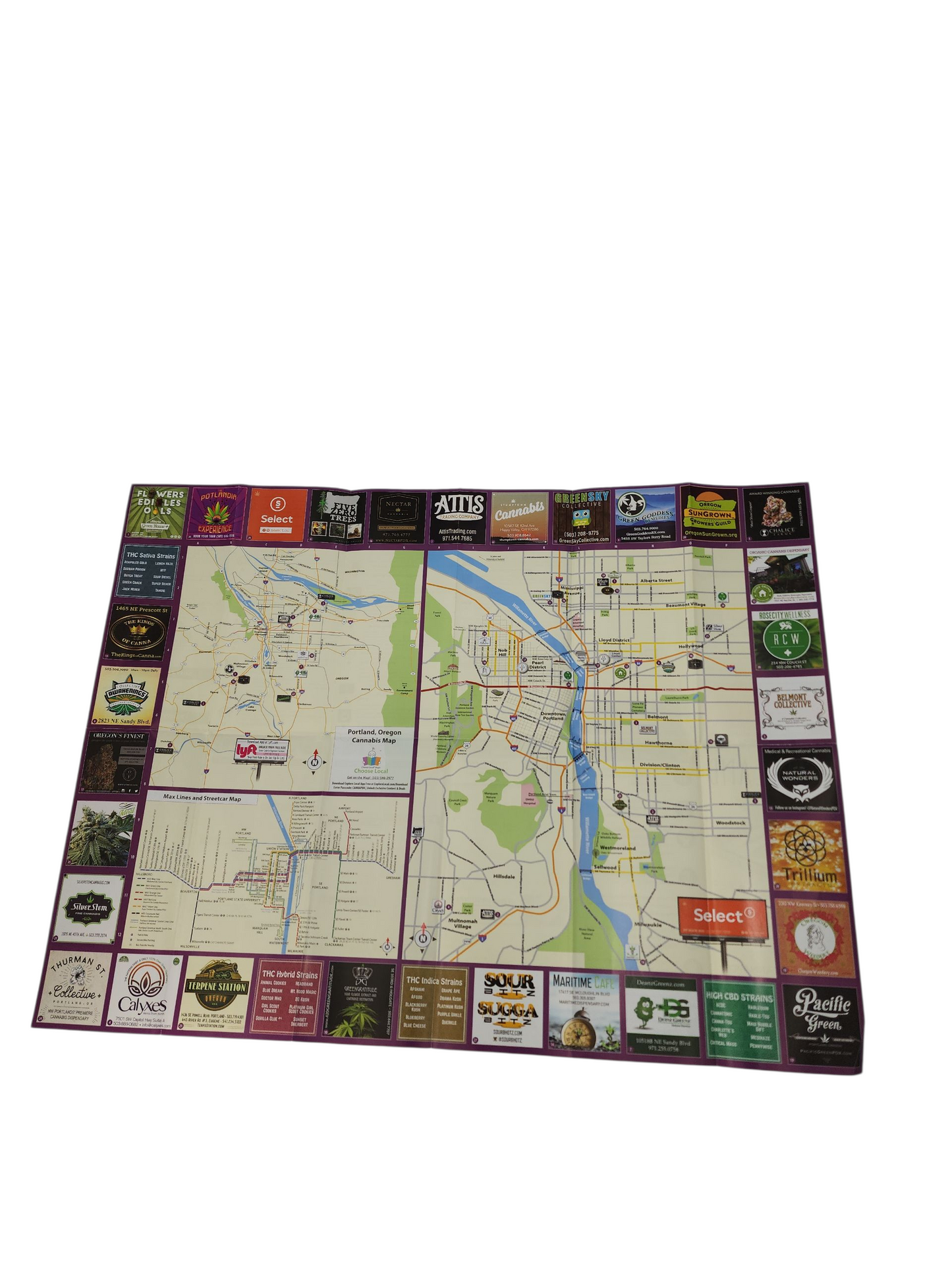 Portland Oregon Cannabis Tourism Map 2017 – Cannabis Ephemera