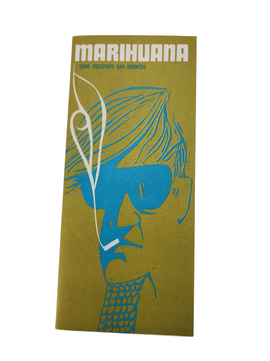 Marijuana "Some Questions & Answers" 1971 US Government Publication Pamphlet