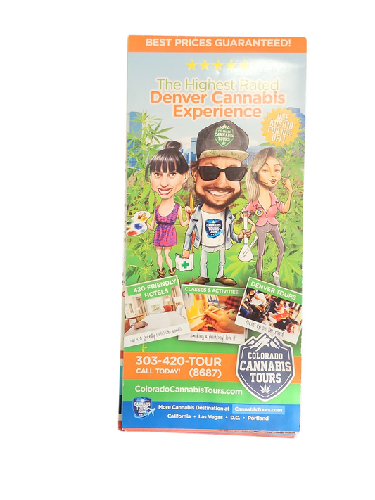 2018 Colorado Cannabis Tourism Map by Kush Tourism – Cannabis Ephemera