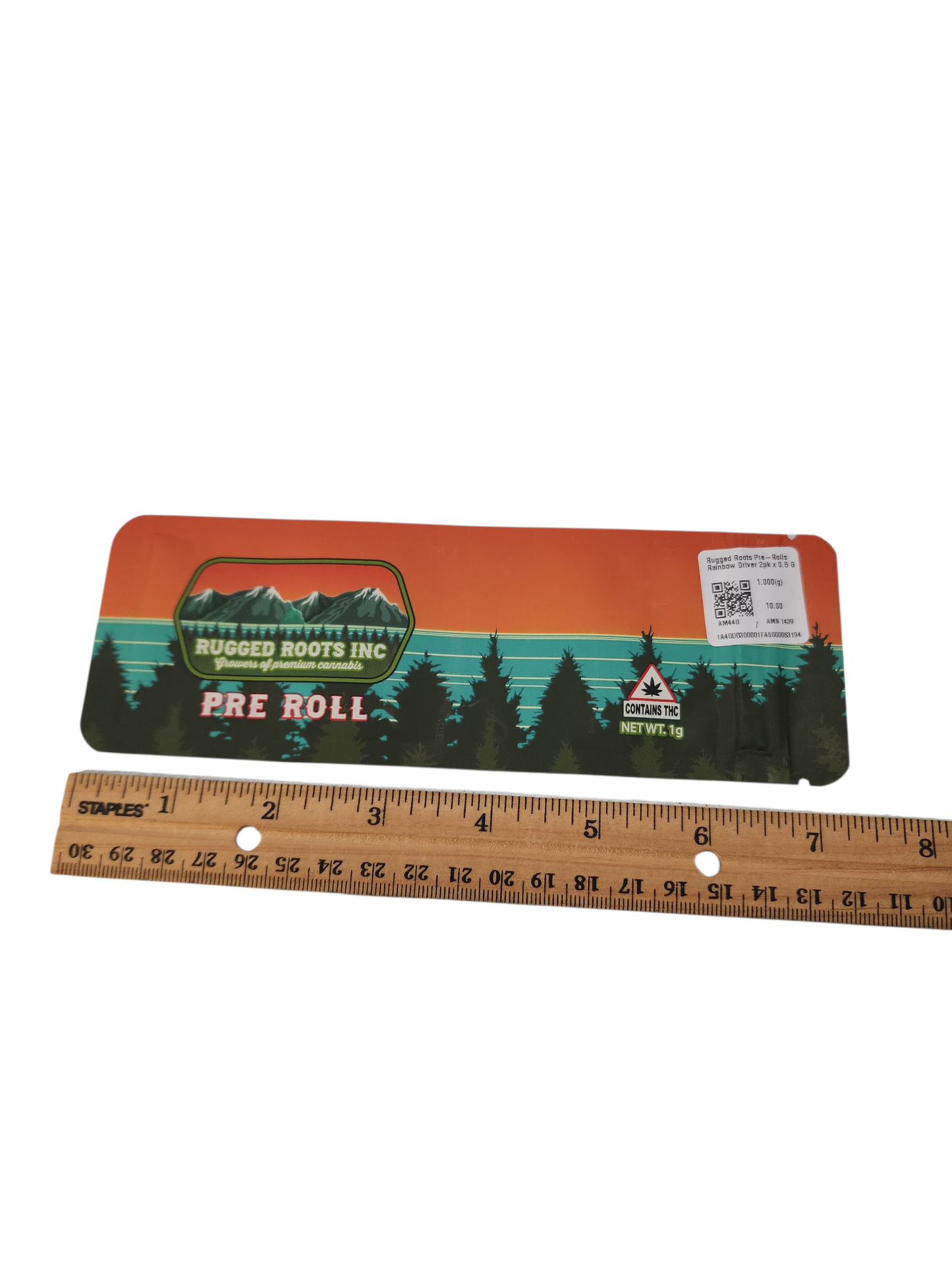 Rugged Roots Inc Rainbow Driver Pre Roll Packaging – Maine Cannabis Ephemera (2025)