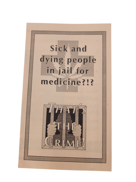 1996 California Proposition 215 Medical Marijuana Pamphlet – Ephemera