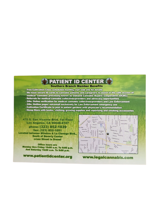Patient ID Center Oakland California Cannabis Advertising 2010