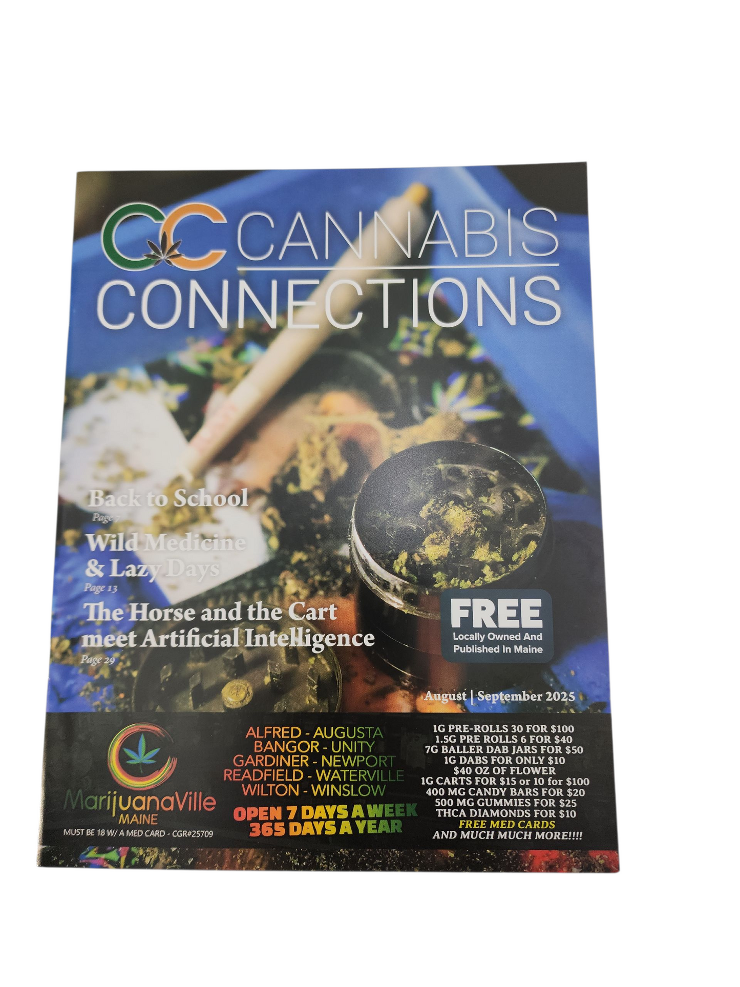 Cannabis Connections Maine Magazine August/September 2025