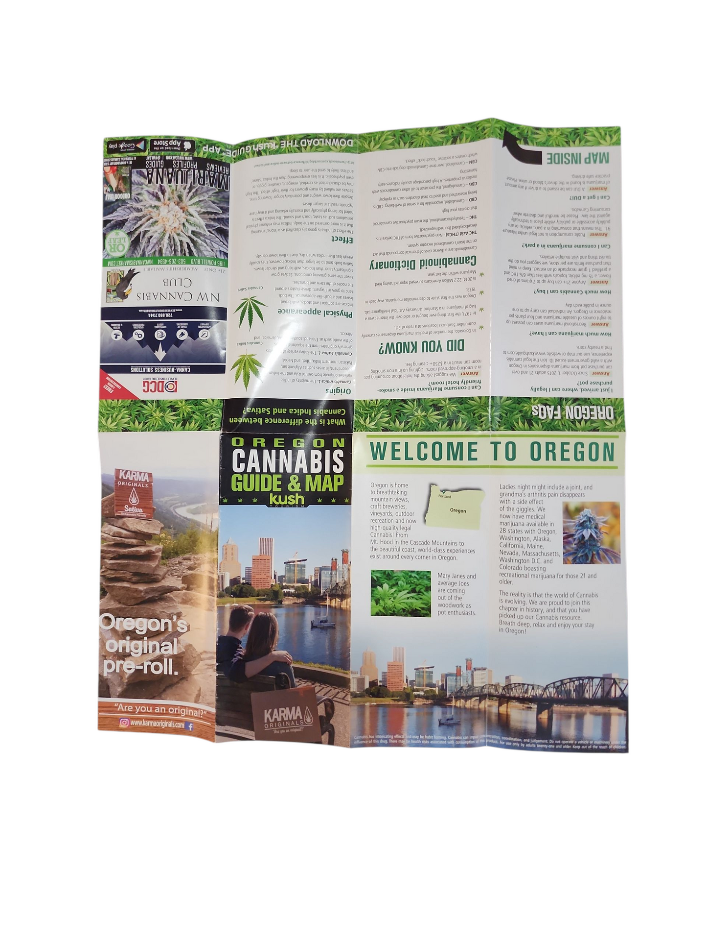 2015 Oregon Cannabis Guide & Map Brochure