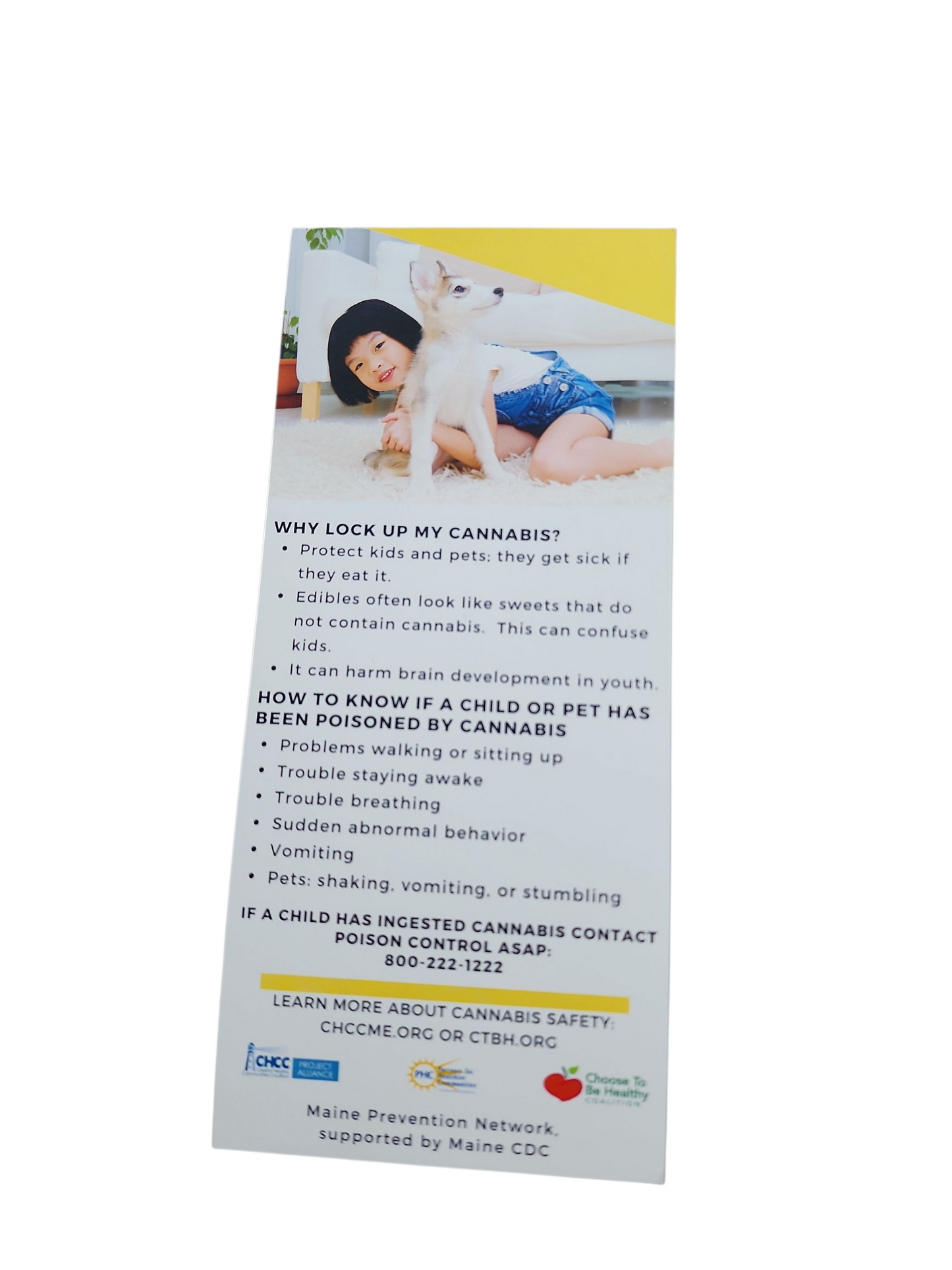 Cannabis Safety Awareness Flyer - Maine CDC Prevention Network