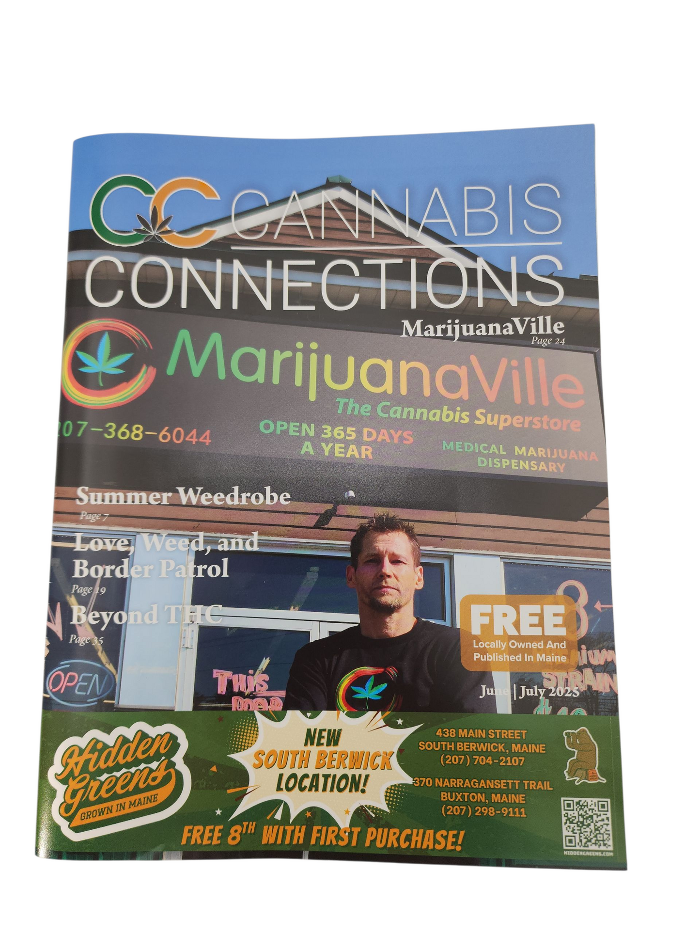 Cannabis Connections Magazine – June/July 2025 Issue (Maine Cannabis Ephemera)