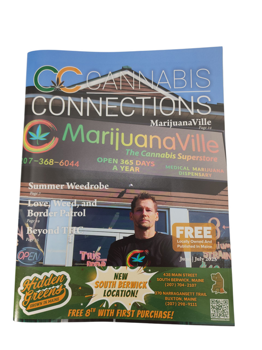 Cannabis Connections Magazine – June/July 2025 Issue (Maine Cannabis Ephemera)