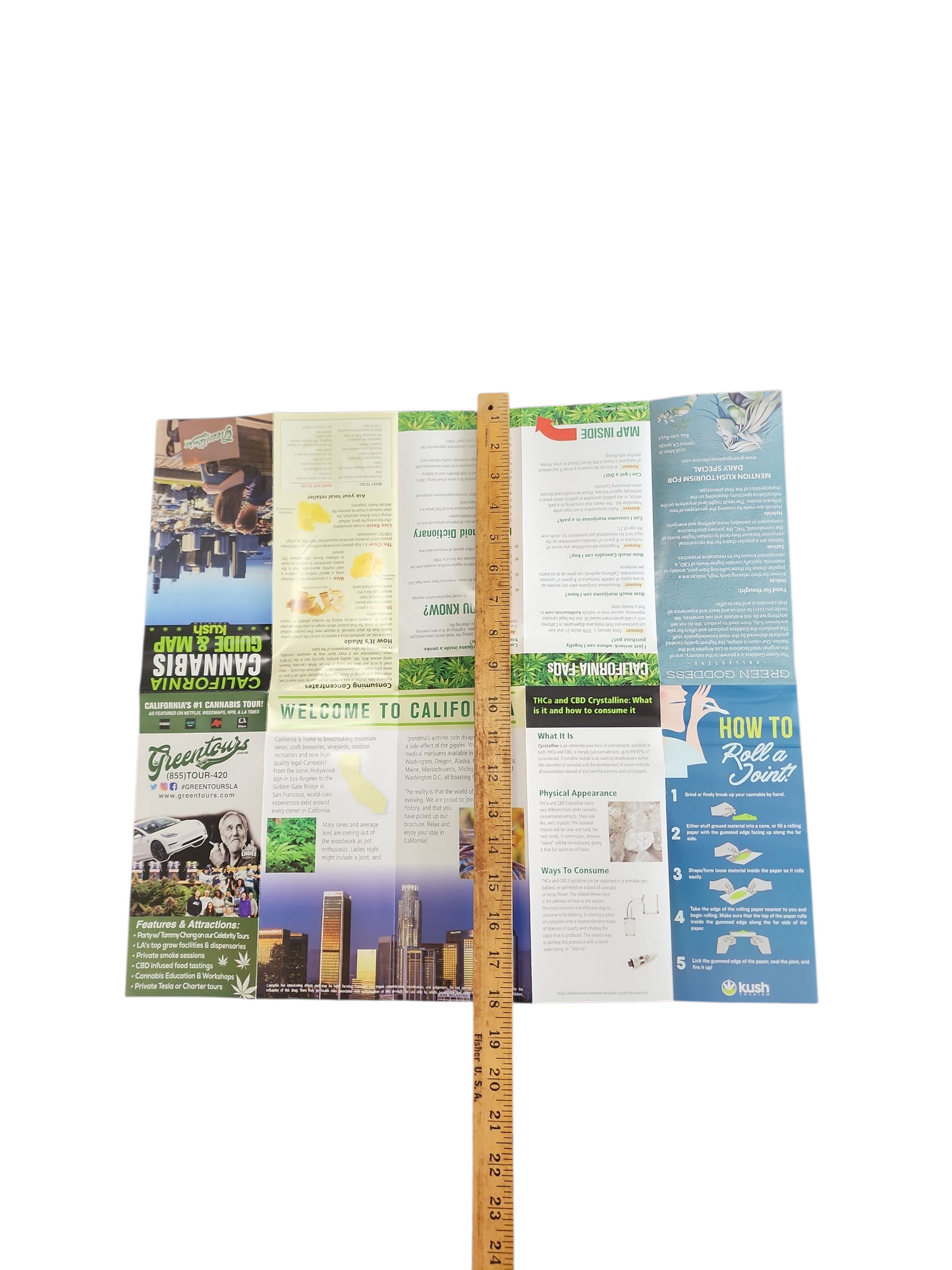 2021 California Cannabis Guide & Map Brochure Advertising by Kush Tourism