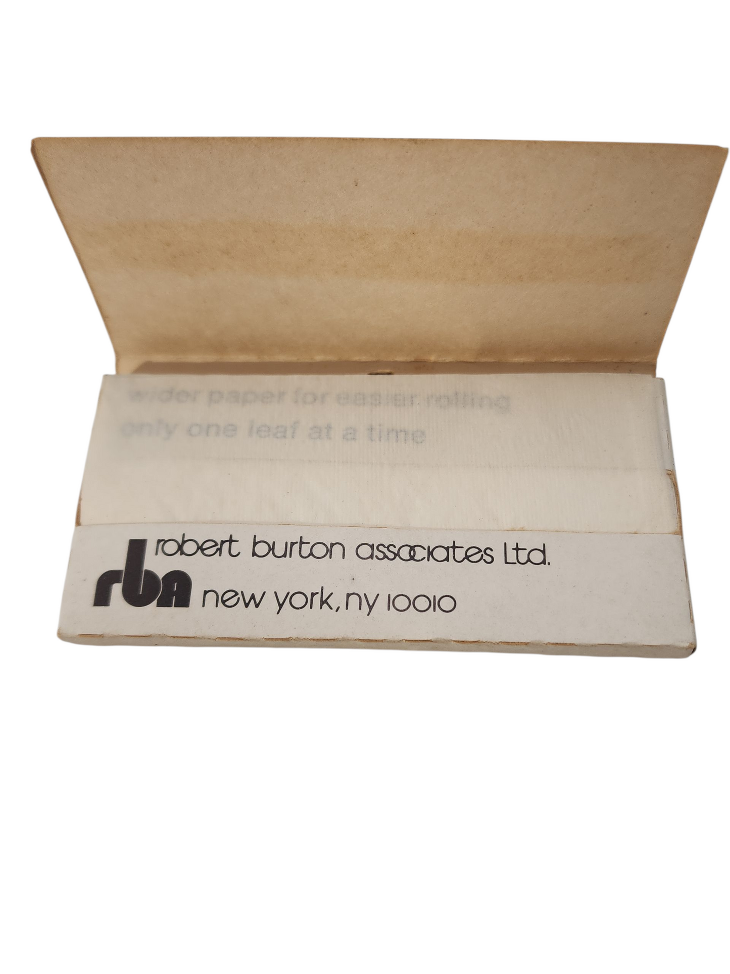 Vintage 1970s “Roach” Double Width Rolling Papers – Cannabis Ephemera