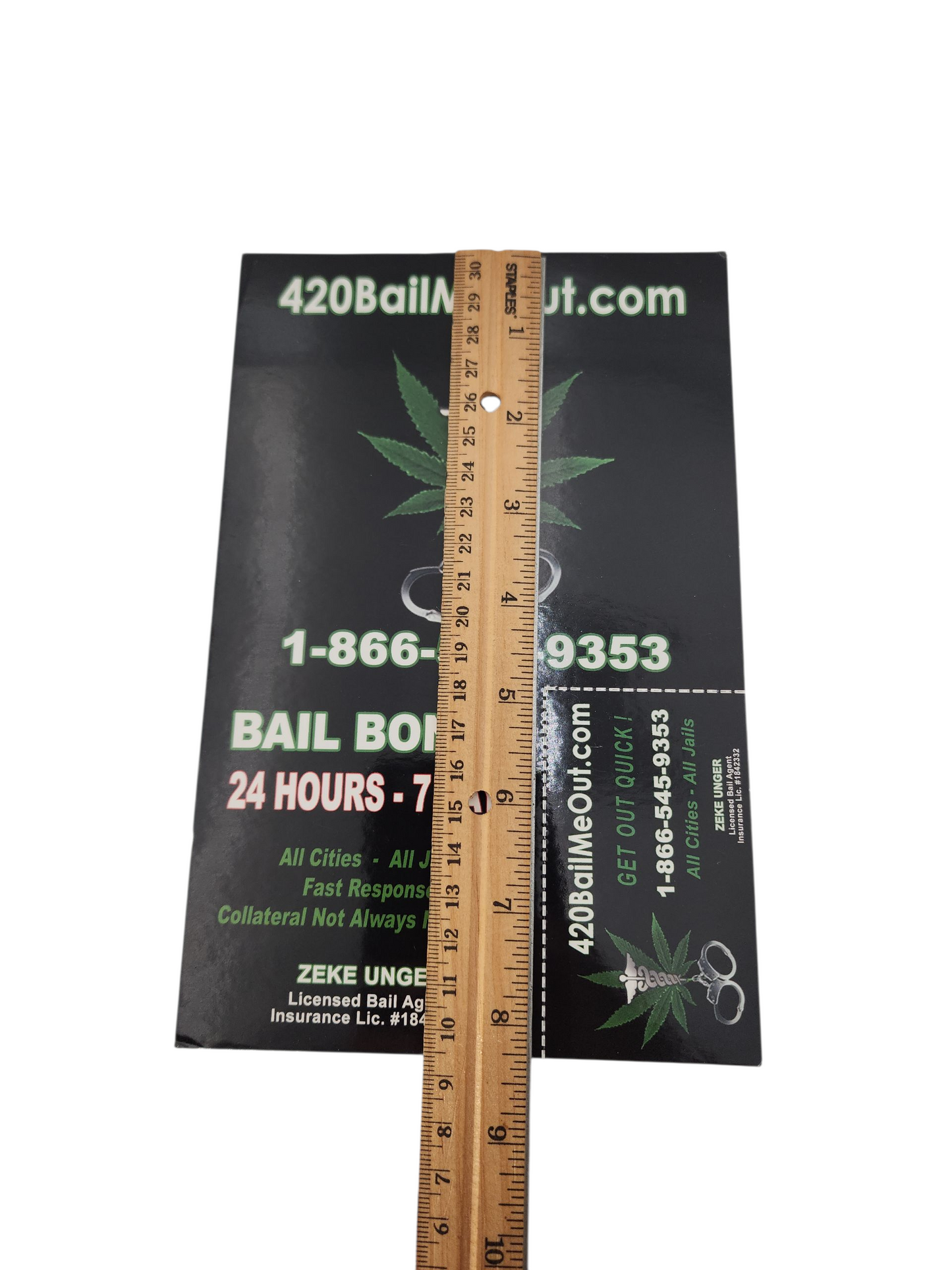420BAILMEOUT.COM Cannabis Flyer Advertising California 2010